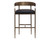 Zanatta Barstool - Charcoal Black Leather