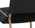 Zancor Lounge Chair - Antique Brass - Charcoal Black Leather