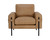 Camus Armchair - Ludlow Sesame Leather