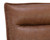 Colson Swivel Armless Chair - Cognac Leather