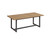 Geneve Extension Dining Table - Natural - 80" To 104"