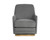 Marcela Swivel Lounge Chair - Belfast Koala Grey