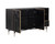 Markwood Sideboard - Brass - Dark Brown