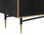 Markwood Sideboard - Brass - Dark Brown