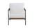 Milan Armchair - Stinson White