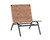 Omari Lounge Chair - Suede Light Tan Leather