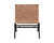 Omari Lounge Chair - Suede Light Tan Leather