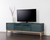 Rivero Media Console And Cabinet - Teal