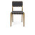 53004761 - Orlando Wood Set of 2 Dining Chair Natural Charcoal