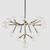 56004180 - Phoenix Chandelier Black Gold