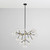 56004180 - Phoenix Chandelier Black Gold