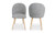 JW-1002-15 - Clarissa Dining Chair Grey Set Of Two