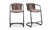 PK-1061-03 - Freeman Counter Stool Grazed Brown Leather Set Of Two