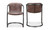PK-1059-03 - Freeman Dining Chair Grazed Brown Leather Set Of Two