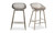 QX-1009-15 - Piazza Outdoor Counter Stool Grey Set Of Two