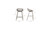 QX-1009-15 - Piazza Outdoor Counter Stool Grey Set Of Two
