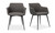 EJ-1016-25 - Ronda Arm Chair Grey Set Of Two