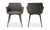 EJ-1016-25 - Ronda Arm Chair Grey Set Of Two