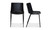QX-1010-02 - Silla Outdoor Dining Chair Black Set Of Two