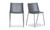 QX-1010-07 - Silla Outdoor Dining Chair Charcoal Grey Set Of Two