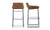 PK-1107-14 - Starlet Barstool Open Road Brown Leather Set Of Two
