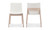 BC-1086-05 - Deco Oak Dining Chair  Set Of Two