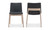 BC-1086-25 - Deco Oak Dining Chair  Set Of Two