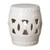 ETERNITY STOOL/TABLE, DISTRESSED WHITE