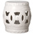 ETERNITY STOOL/TABLE, DISTRESSED WHITE