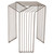 HEX 3 LEG STOOL/TABLE, STAINLESS STEEL