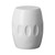 ORION GARDEN STOOL, WHITE