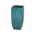 SQUARE TALL PLANTER, TEAL