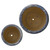 Round Planters Set Of 2, Reef/Spa Blue