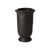 TALL CUP PLANTER, MATTE BLACK