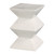 ZIGZAG STOOL/TABLE, WHITE