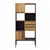 WOR1003-TEAK - Cabot Bookcase