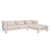DOV60029R-CREM - Twiggy Chaise Sectional