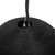 Java 24" Rattan Dome Pendant Light, Matte Black