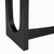 Reverse Arch Console Table, KD, Matte Black