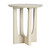 Reverse Arch Side Table, Ivory