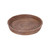 Piro Rattan Round Trays With Crosshatch Binding, 2 Piece Set, Brown
