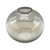 Oval Glass Vase Set of 2, Cloud Grey