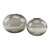 Oval Glass Vase Set of 2, Cloud Grey