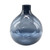 Mara Glass 7.5" Round Vase, Deep Blue