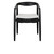 53051664 - Aria Outdoor Dining Chair Black Set of 2