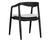 53051664 - Aria Outdoor Dining Chair Black Set of 2