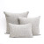 Light Blue Chunky Wool Pillow