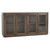 52010693 - Bradley Oak Wood 4Dr Cabinet Landmark Brown