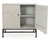 52010526 - Finn Mango Wood 2Dr Cabinet Gray Wash