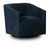 7CHL1A4SLOUDLA - Chloe Accent Chair Swivel Outpost   Deep Lagoon